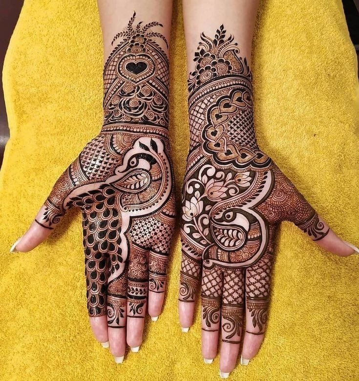 Best Bridal Mehndi Design Lace Mehndi 